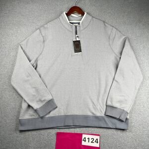 Copper Oak Supply Sweatshirt 1/2 Zip Mirage Gray Pullover Mens 3XL NEW NWT